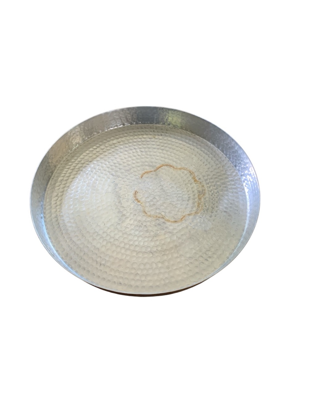 Threshold Hammered Silver Metal Serving Tray